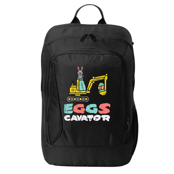 Eggs Cavator Easter Bunny Excavator Cute City Backpack