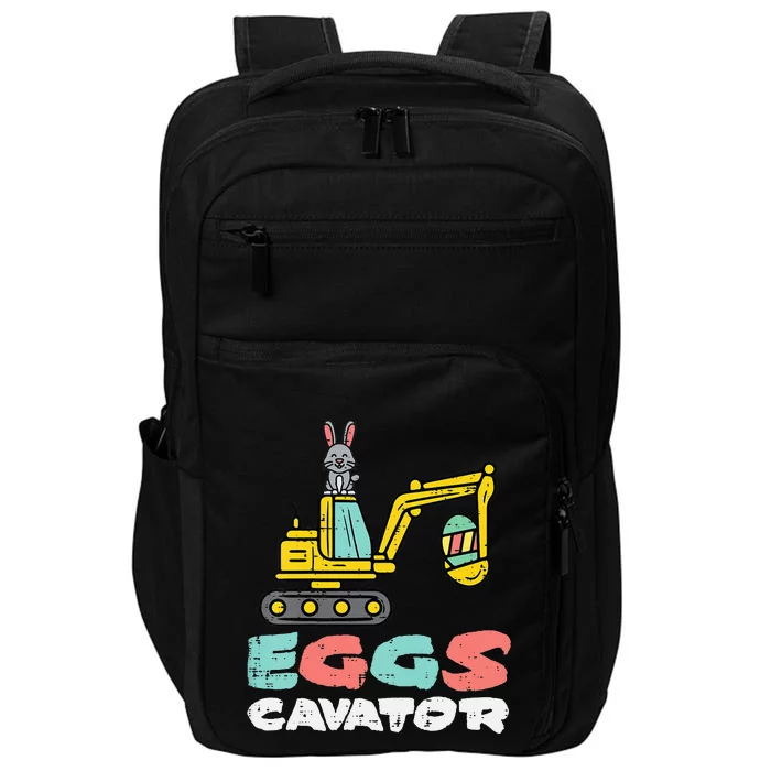 Eggs Cavator Easter Bunny Excavator Cute Impact Tech Backpack