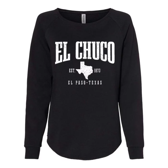 El Chuco El Paso Texas Pride Vintage Est. 1873 Womens California Wash Sweatshirt