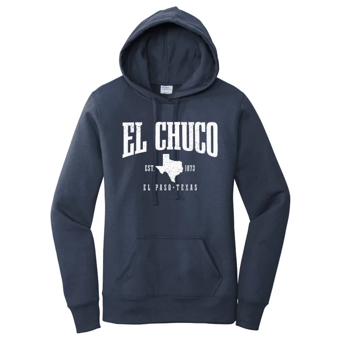 El Chuco El Paso Texas Pride Vintage Est. 1873 Women's Pullover Hoodie