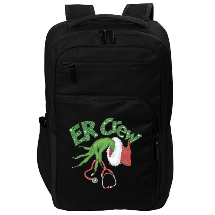 Er Crew Emergency Room Nurse Christmas Impact Tech Backpack