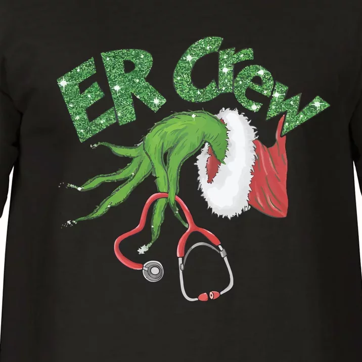 Er Crew Emergency Room Nurse Christmas Comfort Colors T-Shirt