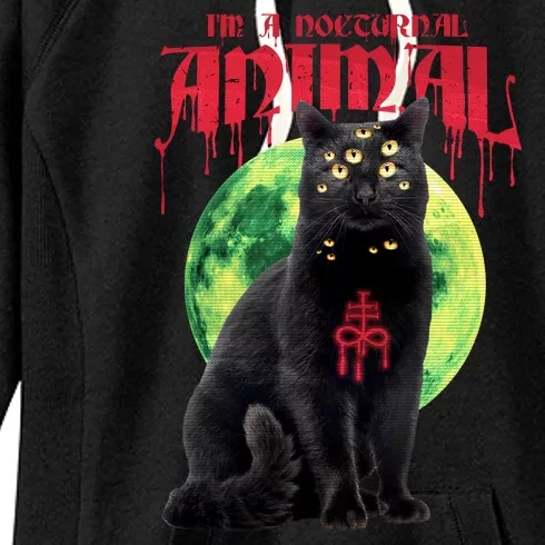 Evil Cat Women's Fleece Hoodie