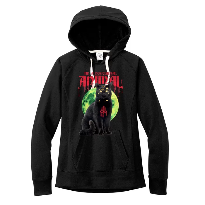 Evil Cat Women's Fleece Hoodie