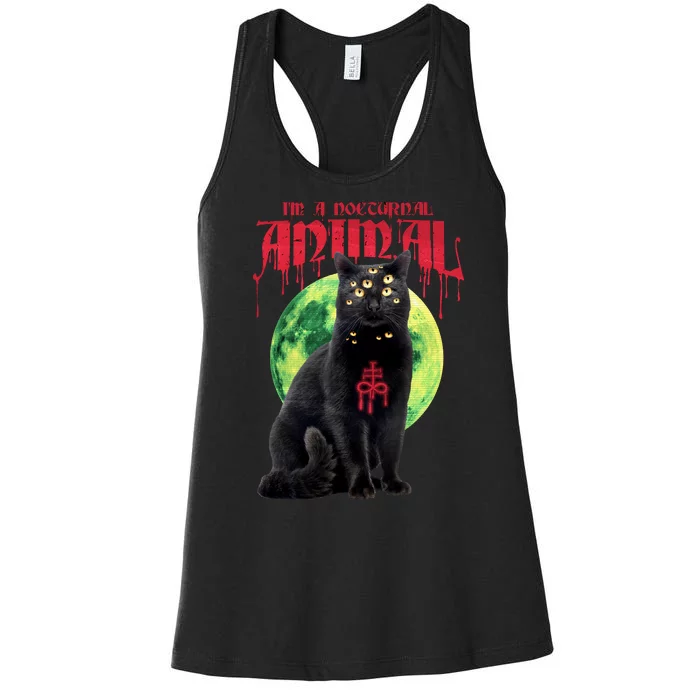 Evil Cat Women's Racerback Tank