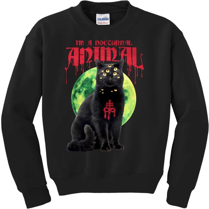 Evil Cat Kids Sweatshirt