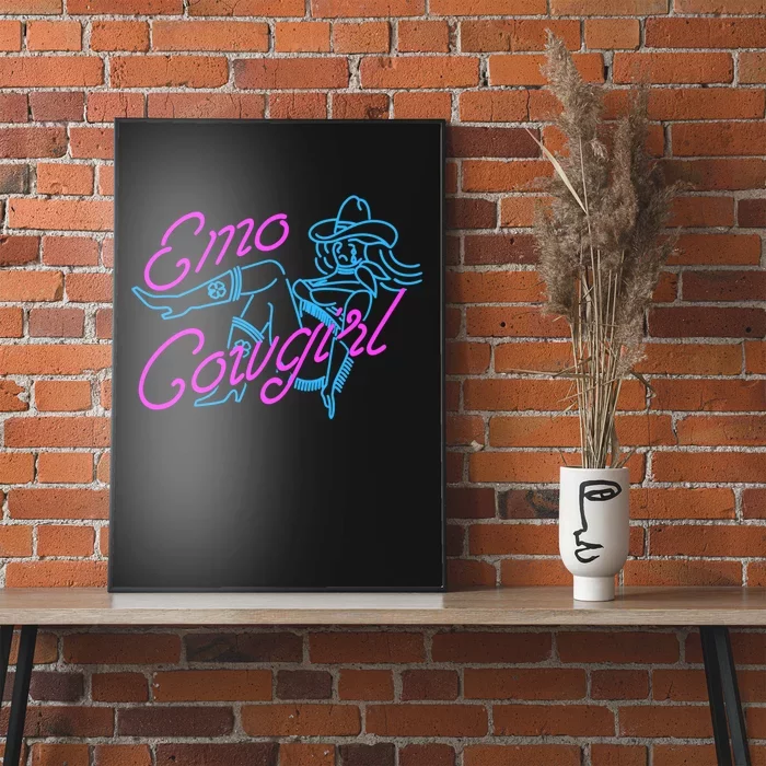 Emo Cowgirl Poster