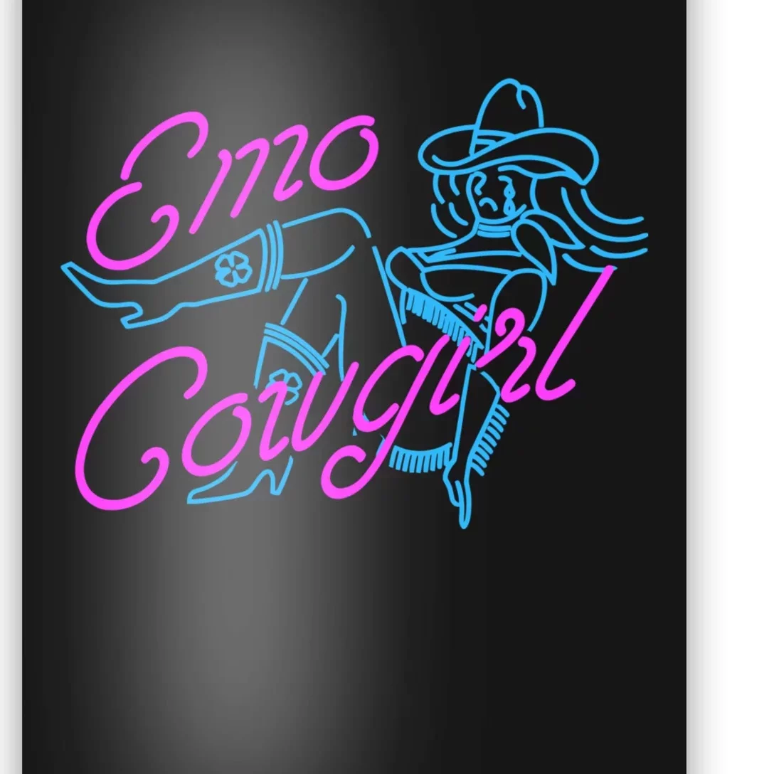 Emo Cowgirl Poster