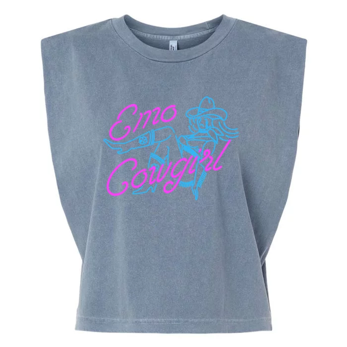 Emo Cowgirl Garment-Dyed Women's Muscle Tee