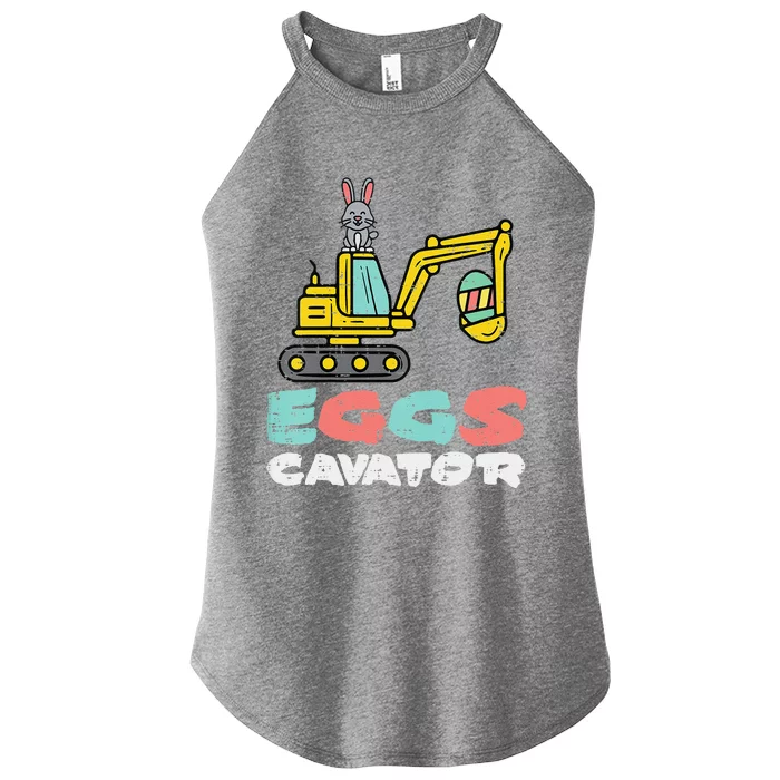 Eggs Cavator Easter Bunny Excavator Cute Women’s Perfect Tri Rocker Tank