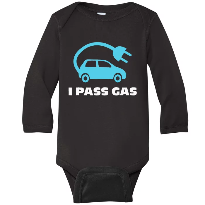 Electric Car (EV) I Pass Gas Baby Long Sleeve Bodysuit