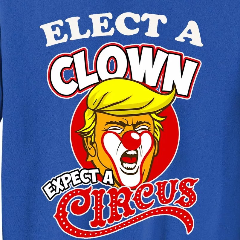 Elect Clown Expect A Circus Dump Trump! Elect A Clown Sweatshirt