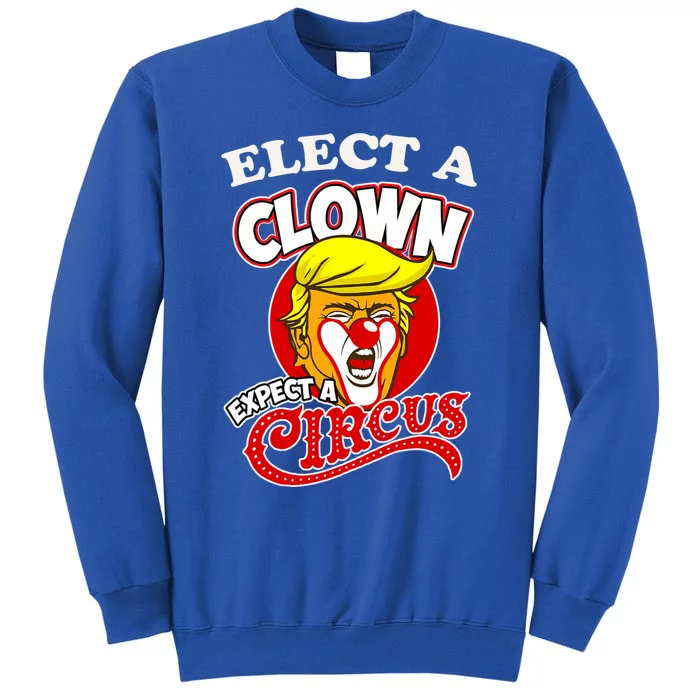 Elect Clown Expect A Circus Dump Trump! Elect A Clown Sweatshirt