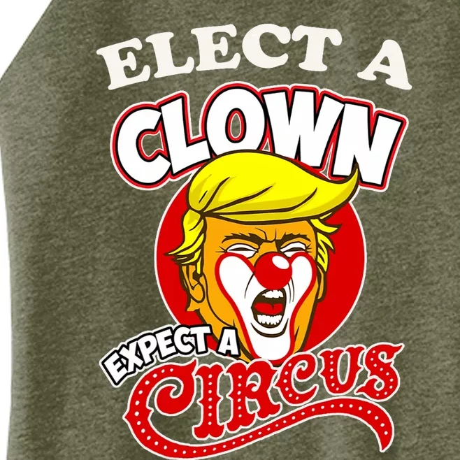 Elect Clown Expect A Circus Dump Trump! Elect A Clown Women’s Perfect Tri Rocker Tank