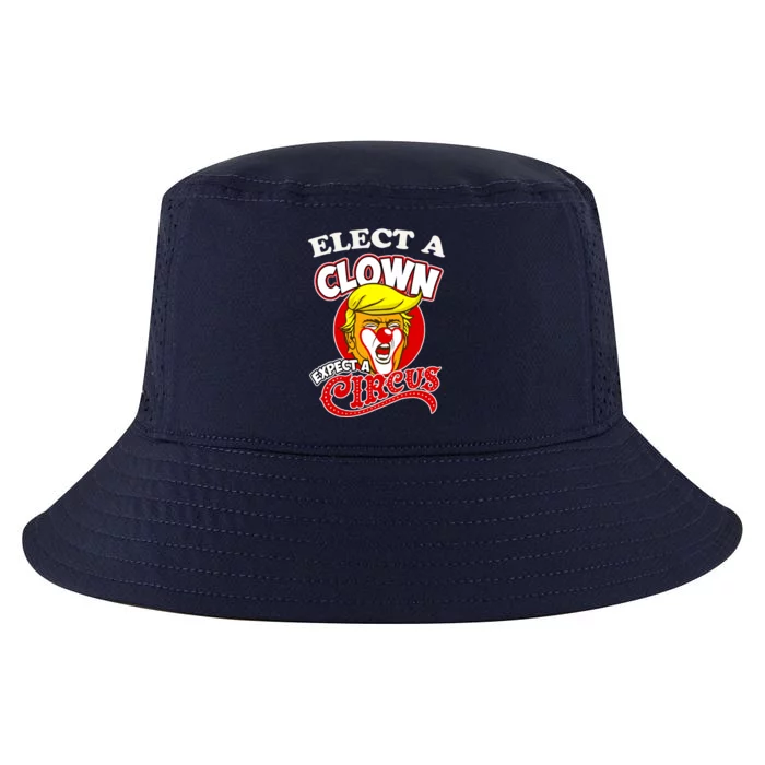 Elect Clown Expect A Circus Dump Trump! Elect A Clown Cool Comfort Performance Bucket Hat