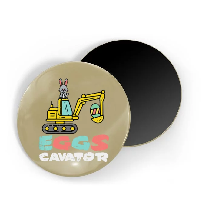 Eggs Cavator Easter Bunny Excavator Cute Magnet