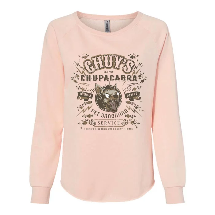 El Chupacabra Womens California Wash Sweatshirt