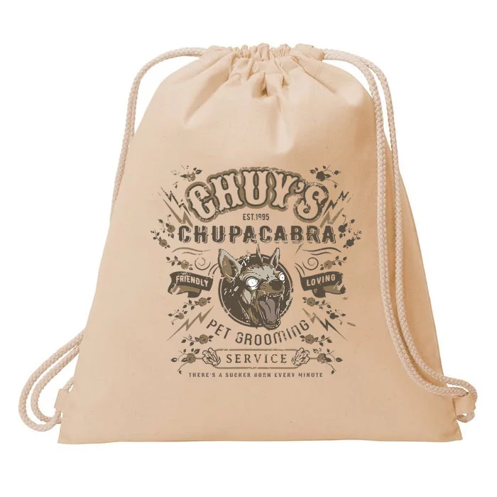 El Chupacabra Drawstring Bag