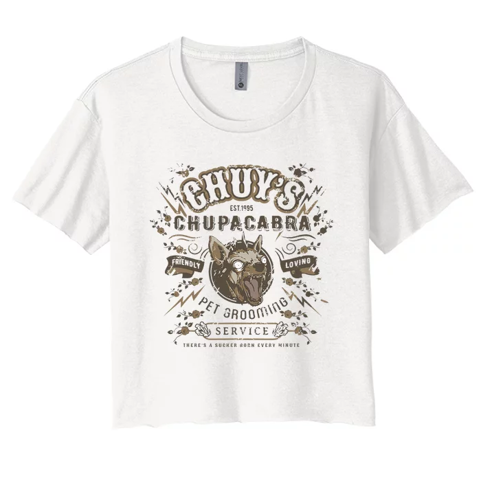 El Chupacabra Women's Crop Top Tee