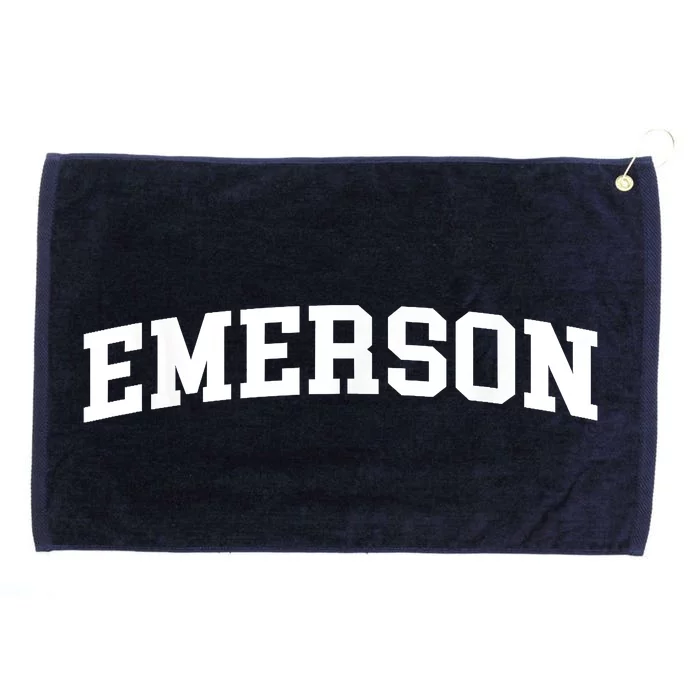 Emerson College Grommeted Golf Towel