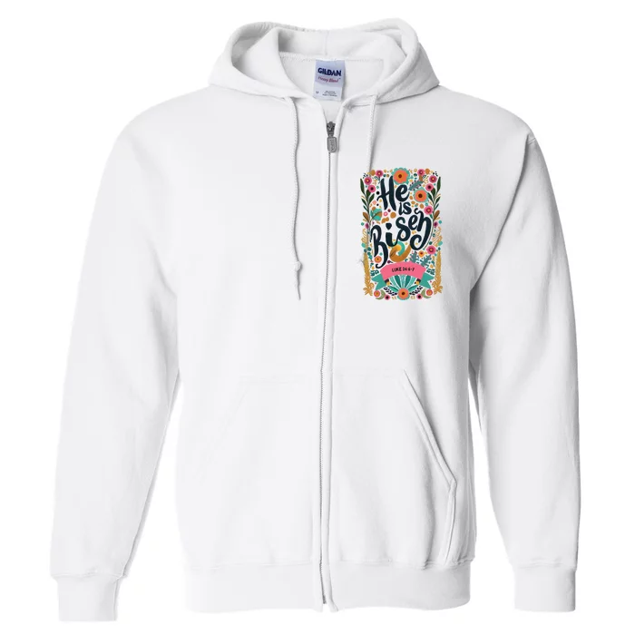 Easter Christian Full Zip Hoodie