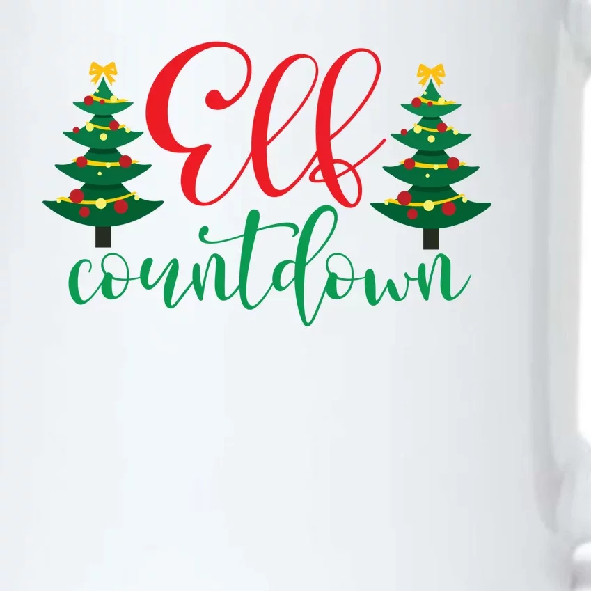 Elf Countdown Black Color Changing Mug