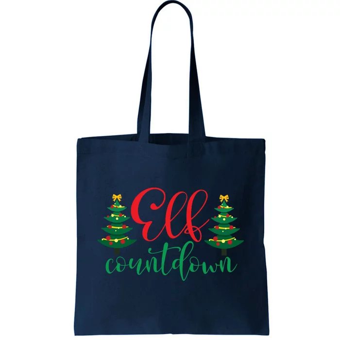 Elf Countdown Tote Bag