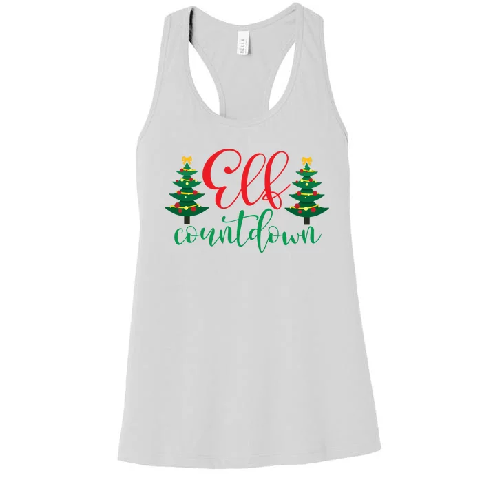 Elf Countdown Women's Racerback Tank