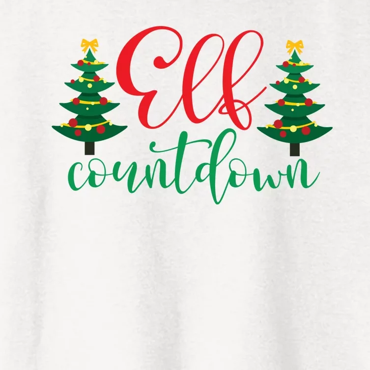 Elf Countdown Women's Crop Top Tee