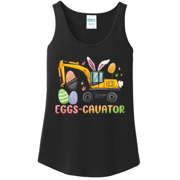 Eggs Cavator Easter Ladies Essential Tank