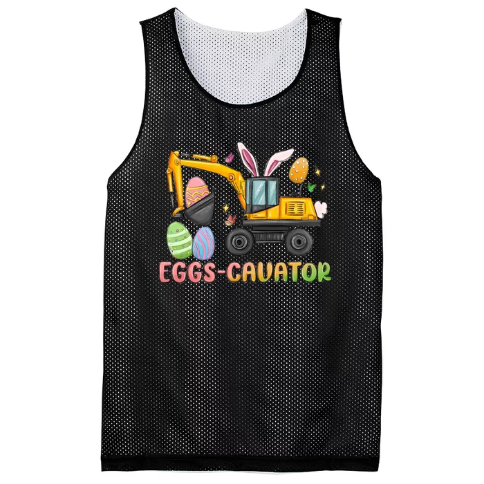 Eggs Cavator Easter Mesh Reversible Basketball Jersey Tank