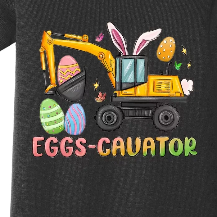 Eggs Cavator Easter Baby Bodysuit