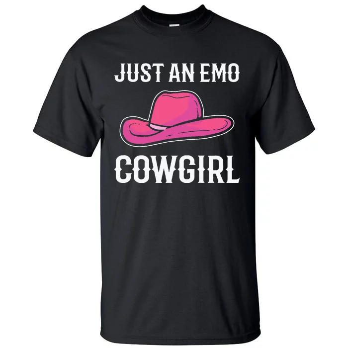 Emo Cowgirl. Emotional Lady Tall T-Shirt