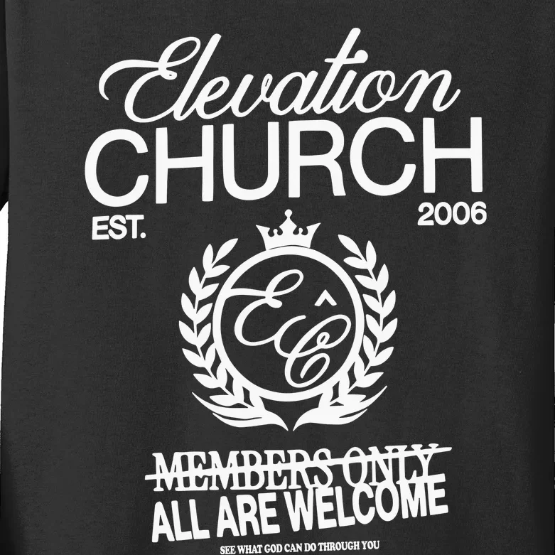 Elevation Church Ec Hunter Kids Long Sleeve Shirt