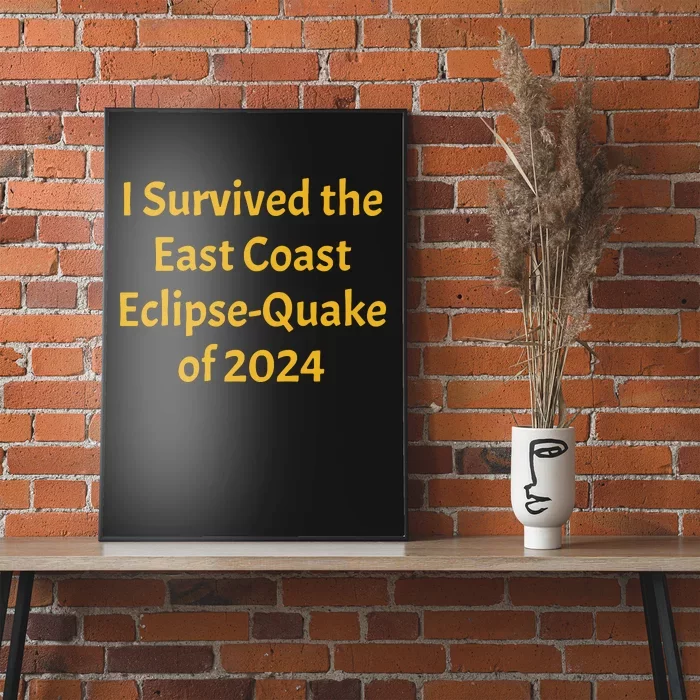 East Coast Earthquake 2024 Poster