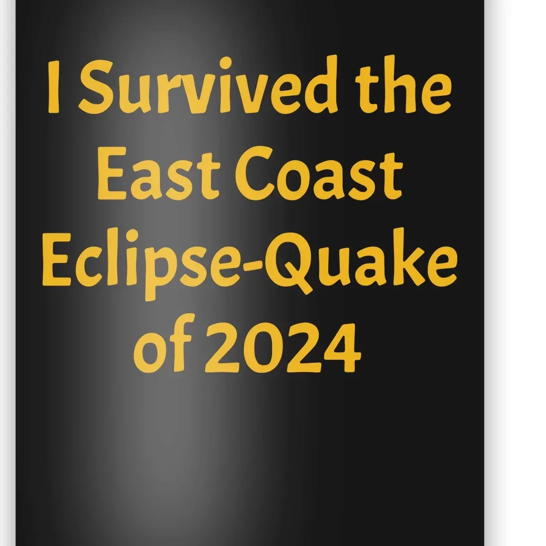 East Coast Earthquake 2024 Poster