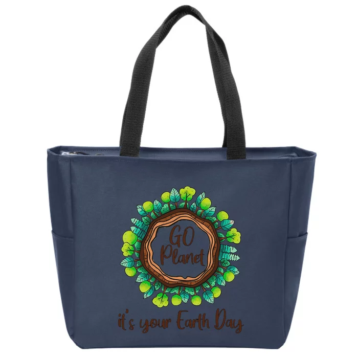 Environmental Conservation Efforts Climate Change Awareness Zip Tote Bag