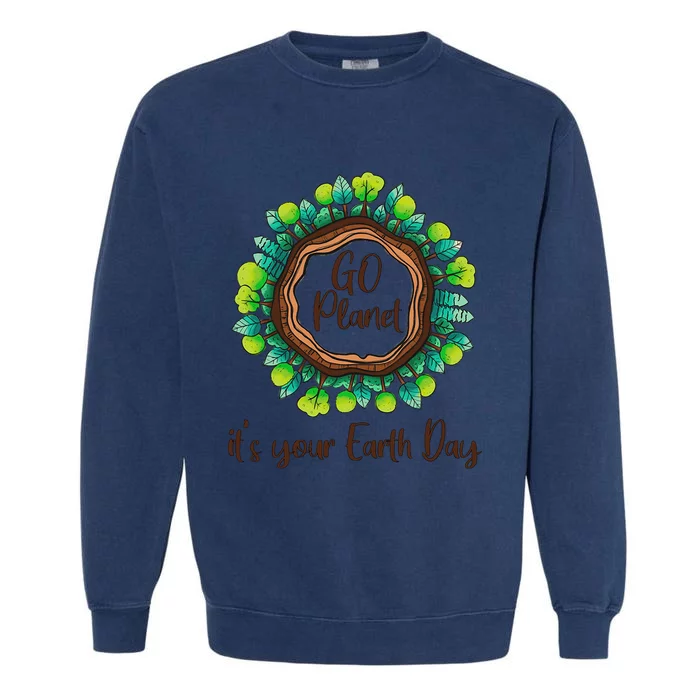 Environmental Conservation Efforts Climate Change Awareness Garment-Dyed Sweatshirt