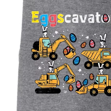 Eggs Cavator Easter Easter Construction Doggie 3-End Fleece Hoodie