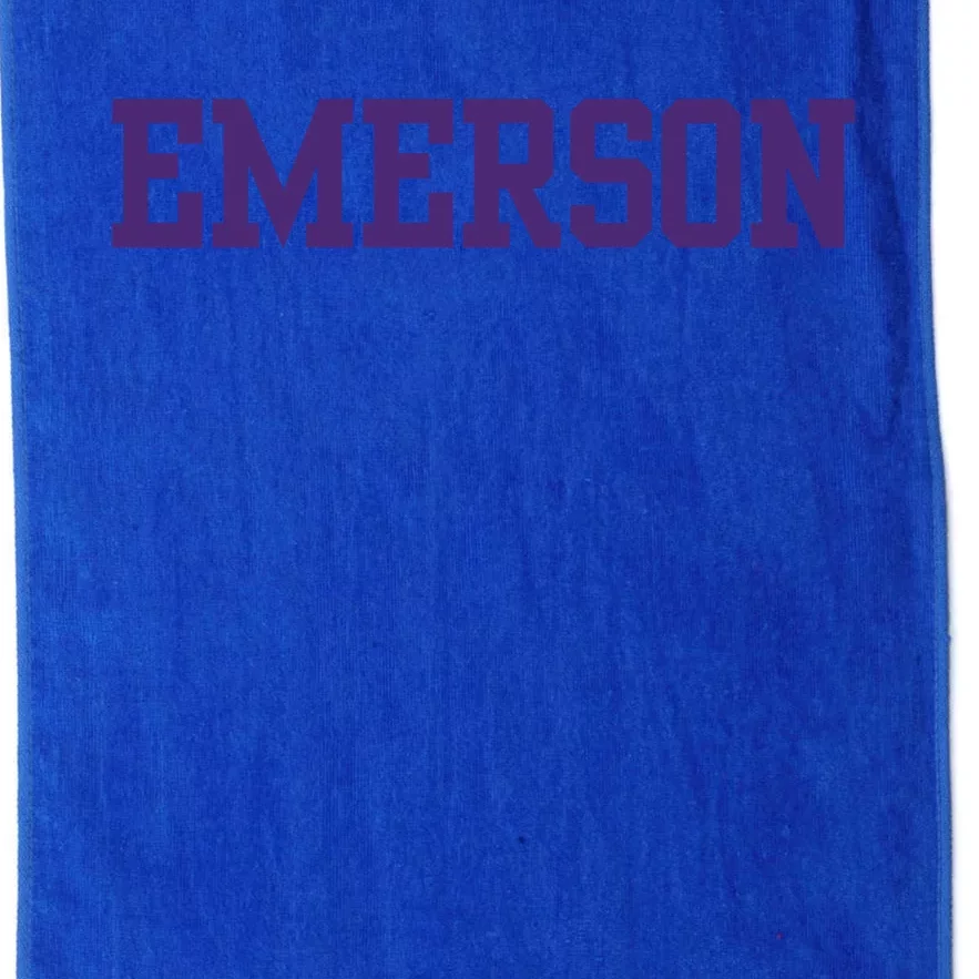 Emerson College Platinum Collection Golf Towel