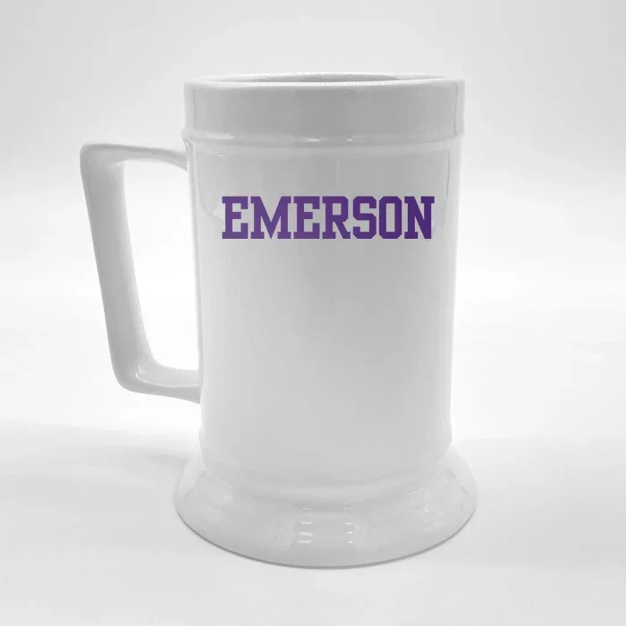 Emerson College Front & Back Beer Stein