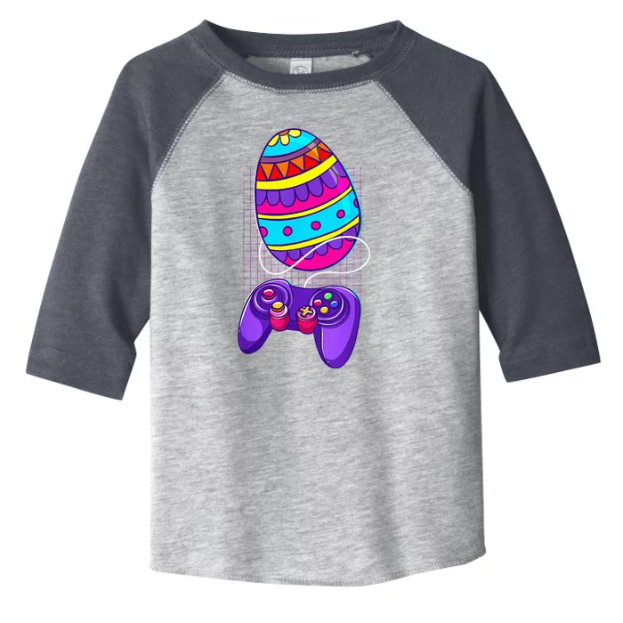 Easter Colorful Egg s for Video Gamer Purple Toddler Fine Jersey T-Shirt