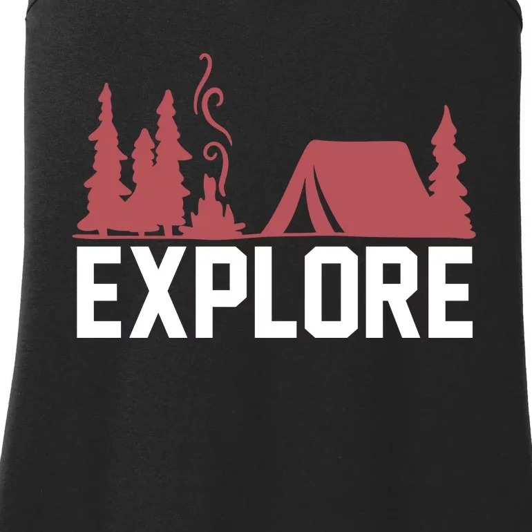 Explore Camp Ladies Essential Tank