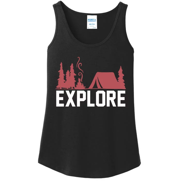 Explore Camp Ladies Essential Tank