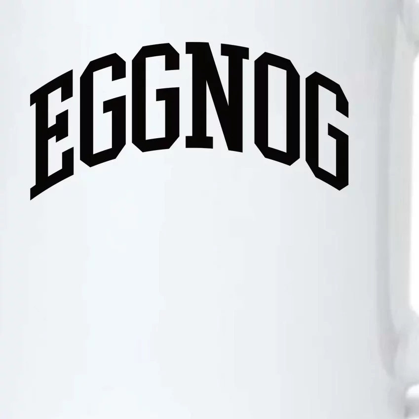 Eggnog Christmas Black Color Changing Mug