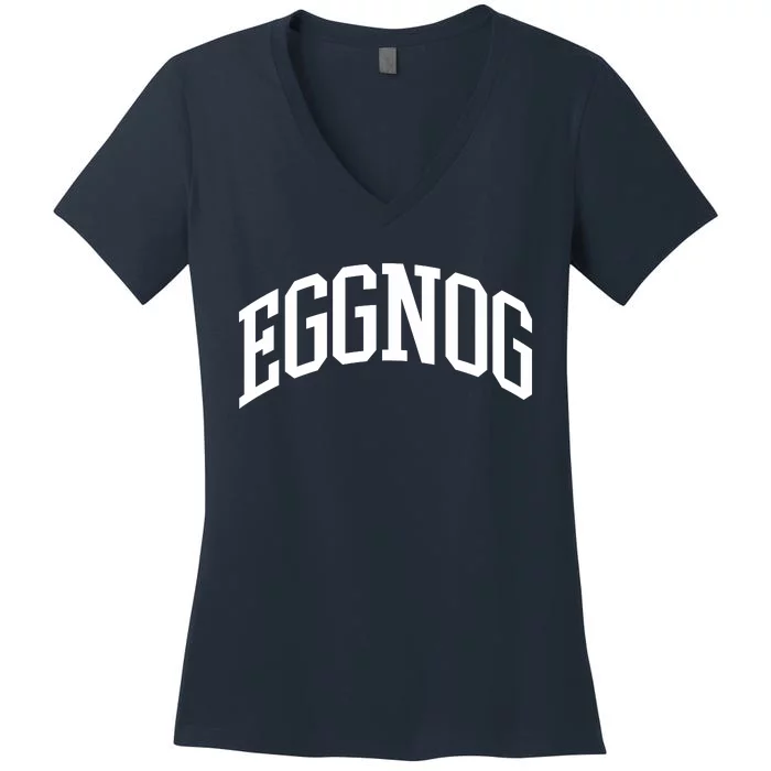 Eggnog Christmas Women's V-Neck T-Shirt