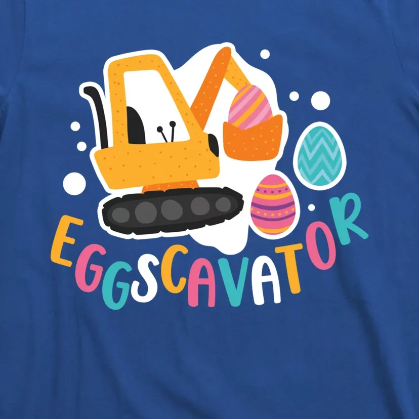 Eggscavator Construction Excavator Easter Egg Hunter Gift T-Shirt