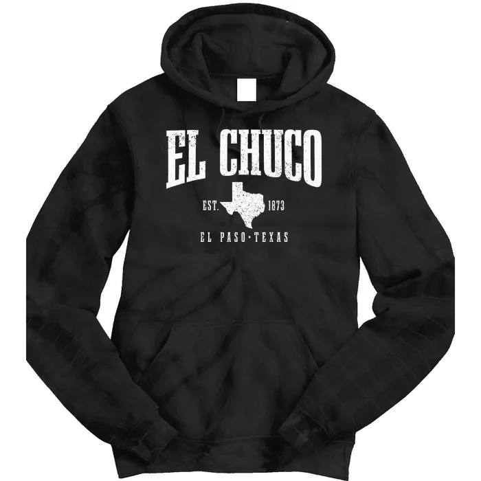 El Chuco El Paso Texas Pride Vintage Est 1873 Tie Dye Hoodie