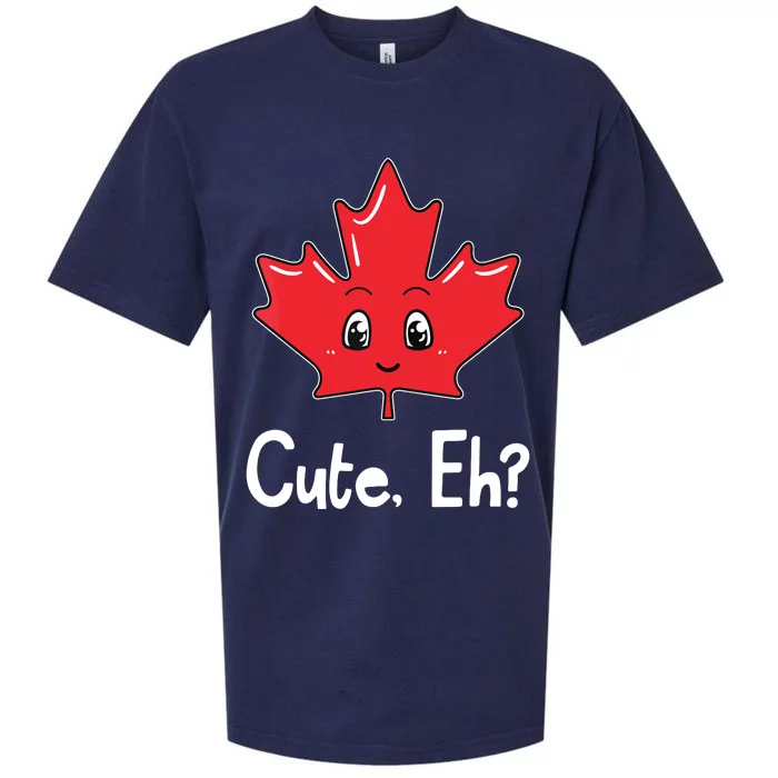 Eh Canadian Flag Maple Leaf Funny Canada Souvenir Tourist Sueded Cloud Jersey T-Shirt