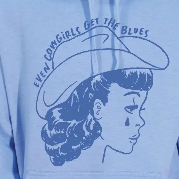 Even Cowgirls Funny Get The Blues Movie Cowgirl Fashion Western Unisex Surf Hoodie